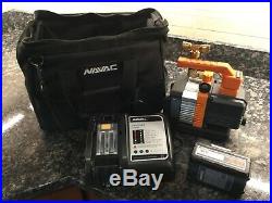 Navac 18 volt cordless Air Vacuum Pump with Battery & soft case HVAC/R
