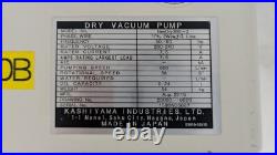 Neodry36E Operation Tested Dry Vacum Pump Kashiyama