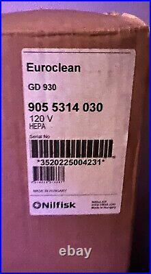 Nilfisk Euroclean GD 930 RRP Lead Vacuum Pro & Home Use. Please Read Shipping