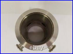 Nor Cal Vacuum 6-Way Cross Reducer ISO100-K Full Nipple to 4x KF25 Flange (7 L)