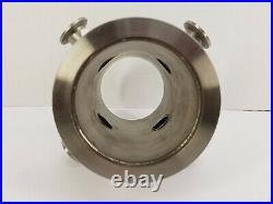 Nor Cal Vacuum 6-Way Cross Reducer ISO100-K Full Nipple to 4x KF25 Flange (7 L)