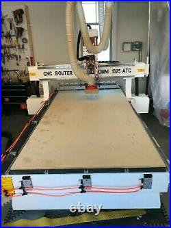 OMNI 1325 4'X8' CNC Router WithATC, Vacuum Pump, ISO 30 24k HSD Siemens 808D