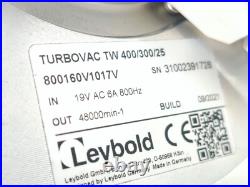 Oerlikon Leybold 800160V1017V Turbovac Vacuum Pump TW 400/300/25 Working