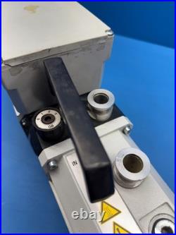 Oerlikon Leybold Trivac D2.5E 140001 Vacuum Pump with Hanning Motor E7B4B3-7 Oerlikon Leybold Trivac D2.5E 140001 Vacuum Pump with Hanning Motor E7B4B3-7