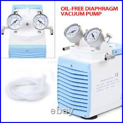 Oil Free Diaphragm Vacuum Pump Pressure Adjustable Rotary Evaporator Use 30L/Min