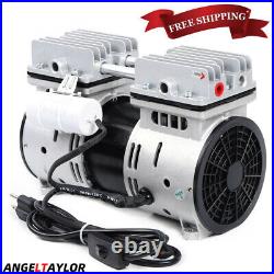 Oilless Vacuum Pump Oil Free Air Compressor Piston Compressor Pump 550W 67 L/min