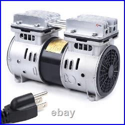 Oilless Vacuum Pump Oil Free Air Compressor Piston Compressor Pump 550W 67 L/min