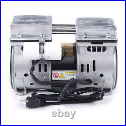 Oilless Vacuum Pump Oil Free Air Compressor Piston Compressor Pump 550W 67 L/min
