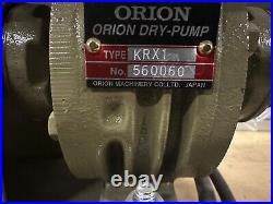 Orion Dry Pump Krx1 Baldor L3403 Vacuum Pump. 1/4 HP 115v 5 Amps 1725 RPM 60 Hz