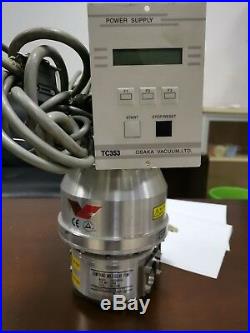 Osaka Vacuum TG350 Turbo Molecular Pump and T353 Power Supply + Cable Used