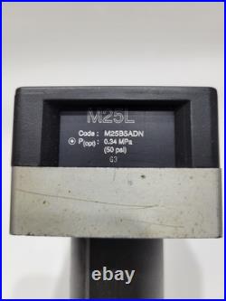 PIAB M25L Vacuum Pump M25B5ADN 50psi with PIAB Pressure Gauge
