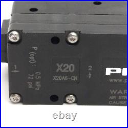 PIAB Vacuum Products X20A6-CN Vacuum Pump 1/8 NPT to 3/8 NPT, In 72psi