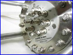 Perkins-Elmer Multiplier 10-155 A High Vacuum Research Chamber Feed Through