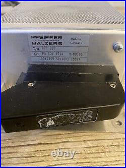 Pfeiffer Balzers TCP120 Turbo Vacuum Pump Controller 100-240V 50/60 Hz with Cables