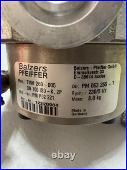 Pfeiffer Balzers TPH 260 Turbo Molecular Vacuum Pump UHV HV