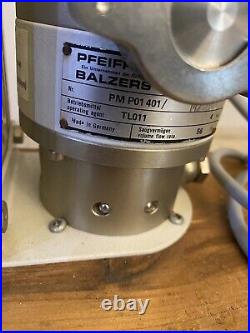 Pfeiffer Balzers Vacuum TPU 060 Turbo Pump TCP120 Turbo Vacuum Pump Controller