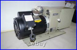 Pfeiffer # Du0-012a Vacuum Pump 3/4hp Baldor Motor 115-208/230vac 1ph. Vp602