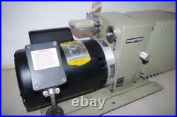 Pfeiffer # Du0-012a Vacuum Pump 3/4hp Baldor Motor 115-208/230vac 1ph. Vp602