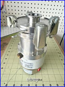 Pfeiffer TMH-064 Turbo Vacuum Pump With SS Cover Plate Shown