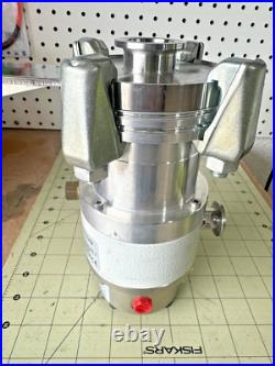 Pfeiffer TMH-064 Turbo Vacuum Pump With SS Cover Plate Shown