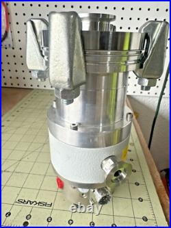 Pfeiffer TMH-064 Turbo Vacuum Pump With SS Cover Plate Shown