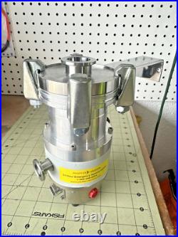 Pfeiffer TMH-064 Turbo Vacuum Pump With SS Cover Plate Shown