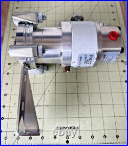 Pfeiffer TMH-064 Turbo Vacuum Pump With SS Cover Plate Shown