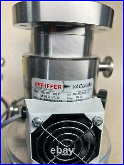 Pfeiffer TMU 071-003P DN 63 CF-F Vacuum Pump with TC600 controller