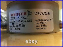 Pfeiffer TPH 240 MAG SHIELD DN 100 ISO-K PM P01 320 B Used Pump