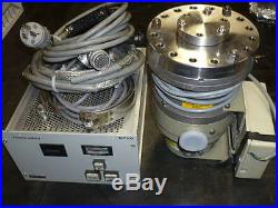 Pfeiffer TPU 170 turbo pump, 6 conflat flange, TCP 300 controller, high vacuum