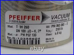 Pfeiffer Tmh260 Vacuum Turbo Molecular Drag Pump Dn 100 Iso-k