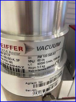 Pfeiffer Turbo Pump Agilent P/N G3170-80061