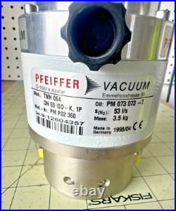 Pfeiffer Vacuum TMH-064 Turbo Vacuum Pump Works