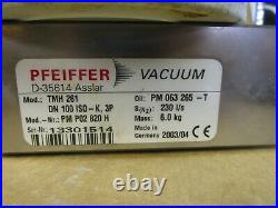 Pfeiffer Vacuum Turbo Pump Tmh-261 Dn 100-iso-k, 3p Pm P02 820 H Tm261p