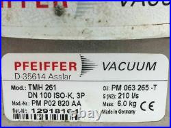 Pfeiffer Vacuum Turbo Pump with TPS 200 Power Supply AS IS no EDU THM 261