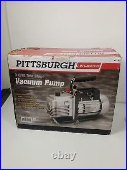 Pittsburgh 3 CFM Two Stage Vacuum Pump