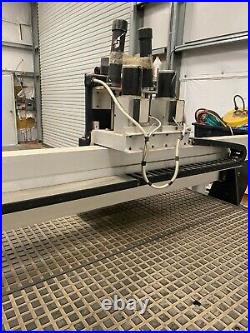 Precision Automation PA1000 CNC Router 5 x 10 With Vacuum Pump 2 Perske Spindles