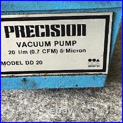 Precision Vacuum pump DD 20 115v Vacuum Pump Used