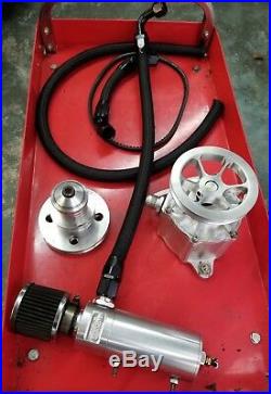 Pro Racing Small Block Ford Vacuum Pump 3 Vane Aerospace Kit Add +30hp
