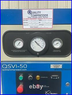 Quincy Qsvi-50 Rotary Screw Vacuum Pump