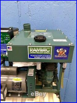 RAMVAC Bulldog QT 2 Dental Dry Vacuum Pump System With 15 Gal Otter Tank MFR 2009
