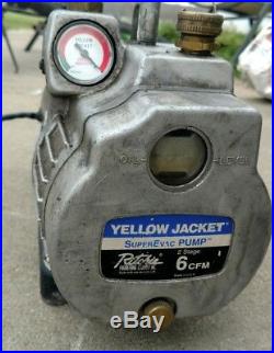RITCHIE Yellow Jacket 6 CFM SuperEvac Pump 93460 2-stage, thermally protected