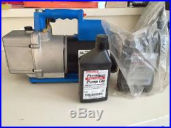 ROBINAIR 15600 VACCUUM PUMP NEVER USED! 6 CFM 2-Stage PERFECT CONDITION