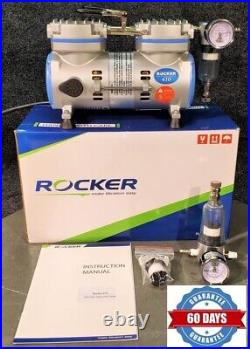 ROCKER 410 Oil-Free Vacuum Pump 167410-11 1/6HP VERY NICE 60 DAY GUARANTEE