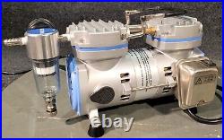 ROCKER 410 Oil-Free Vacuum Pump 167410-11 1/6HP VERY NICE 60 DAY GUARANTEE