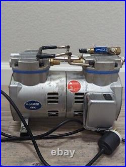 ROCKER 600, OIL-LESS VACUUM PUMP, 1/4 HP, 650 mmHg, 60L/Minute 112985510131