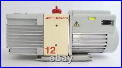 RV12 Edwards Two Stage Rotary Vane Vacuum Pump Assembly RV Series Tested Working