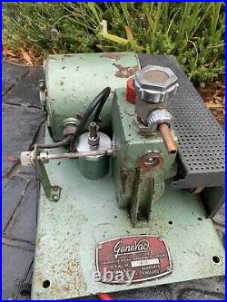 Rare antique vintage GENEVAC vacuum pump ELECTRICAL powered electric motor