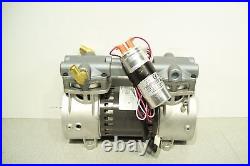 Rietschle Thomas 2505CE38-758 Oilless Vacuum Air Compressor Pump 20 In Hg 90 Psi