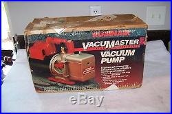 RobinAir Vacumaster 15600 2 Stage Vacuum Pump W Box